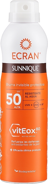 Солнцезащитный спрей - Ecran Sun Lemonoil Spray Protector Invisible SPF50 — фото N1