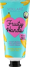 Крем для рук "Банан + алое" - Vollare Vegan Fruity Hands Hand Cream — фото N1