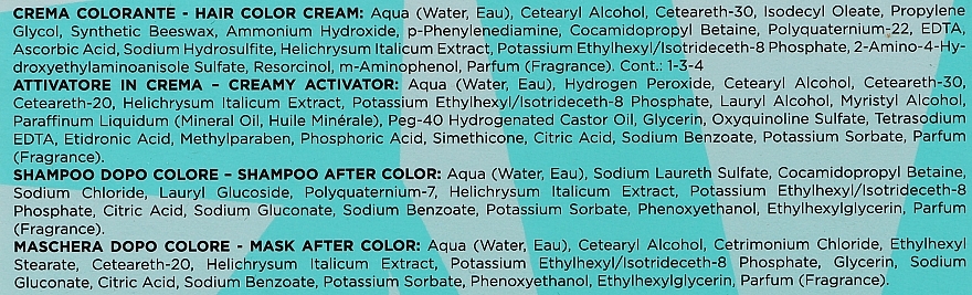 УЦЕНКА Набор для окрашивания волос - Hely Color Kit Permanent Color Cream * — фото N3