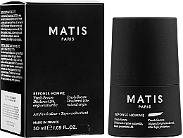 Дезодорант - Matis Reponse Homme Fresh Secure Deodorant 48H Natural Origin — фото N2