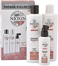 Парфумерія, косметика Набір - Nioxin Hair System 3 Kit (shm/300ml + cond/300ml + mask/100ml)