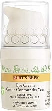 Парфумерія, косметика Крем для чутливої шкіри навколо очей - Burt's Bees Sensitive Eye Cream