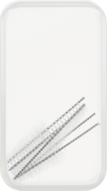 Набор "Ортодонтический", розовая щетка + синяя - Dentonet Pharma (single brush/1 шт. + toothbrush/1 шт. + holder/1 шт. + d/s/brush/6 шт. + penal) — фото N3