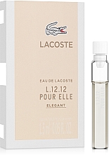 Парфумерія, косметика Lacoste Eau De L.12.12 Pour Elle Elegant - Туалетна вода (пробник)