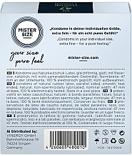 Презервативы латексные, размер 47, 3 шт - Mister Size Extra Fine Condoms — фото N3