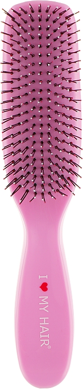 Щетка для волос, детская, "Spider" 1501, розовая глянцевая M - I Love My Hair