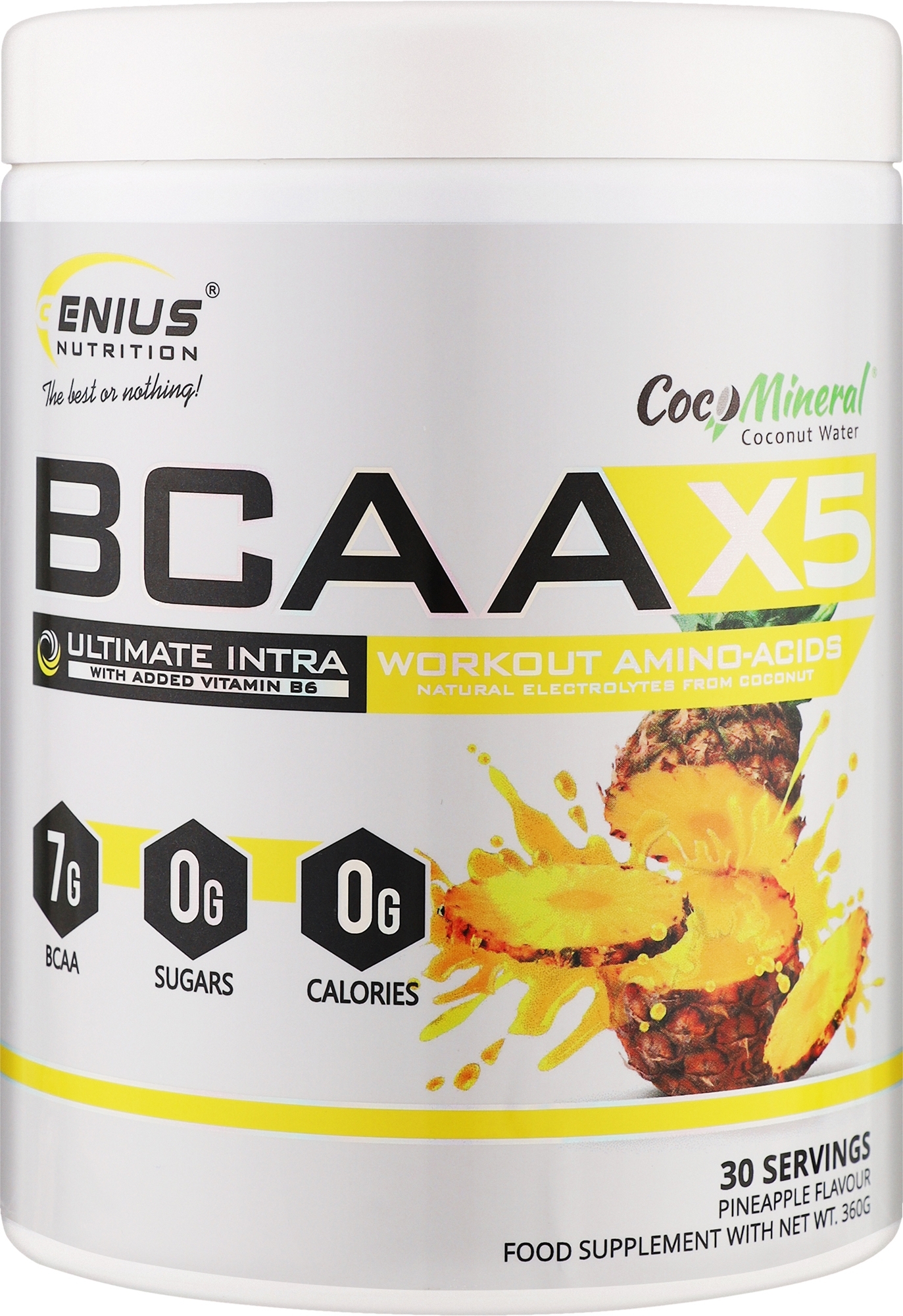 Амінокислота "BCAA-X5", ананас - Genius Nutrition Pineapple — фото 360g