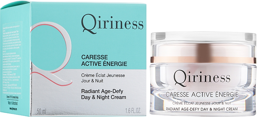 Разглаживающий крем для лица "Энергия и сияние" - Qiriness Caresse Active Enegie Radiant Age-Defy Day&Night Cream — фото N2