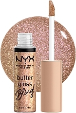 Зволожуючий блиск для губ - NYX Professional Makeup Butter Gloss Bling — фото N3