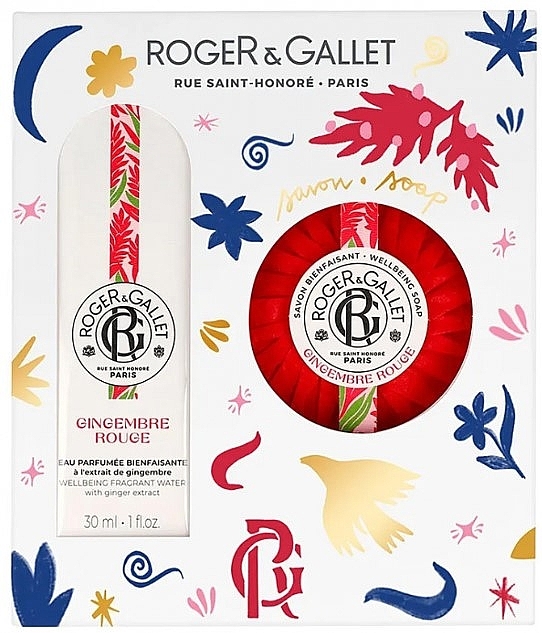 Roger&Gallet Gingembre - Набір (fr/water/30ml + soap/100g) — фото N1