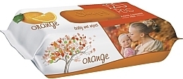 Вологі серветки "Апельсин", 120 шт. - Sleepy Orange Wet Wipes — фото N1