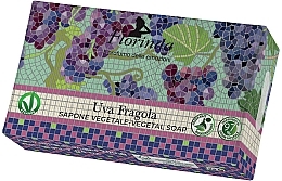 Мыло натуральное "Итальянская мозаика. Клубника и виноград" - Florinda Uva fragola — фото N1