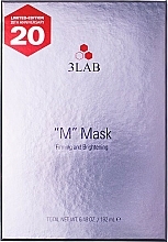 Освітлювальна тканинна ліфтинг-маска для обличчя - 3LAB "M" Mask Firming & Brightening — фото N1