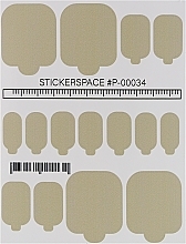 Дизайнерские наклейки для педикюра "Wraps P-00034" - StickersSpace — фото N1