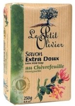 Мыло экстранежное, с экстрактом жимолости - Le Petit Olivier Extra mild soap-Honeysuckle — фото N1