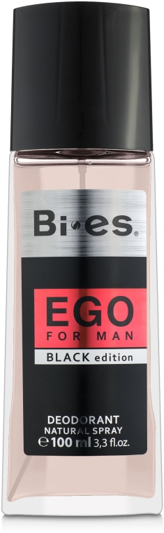 Bi-Es Ego Black - Парфумований дезодорант-спрей — фото N1