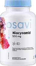 Парфумерія, косметика Капсули "Ніацинамід", 500 мг - Osavi Niacynamid