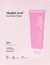 Парфумерія, косметика Освіжальна тканинна маска для обличчя - SKINRx LAB MadeCera Real Red Mask