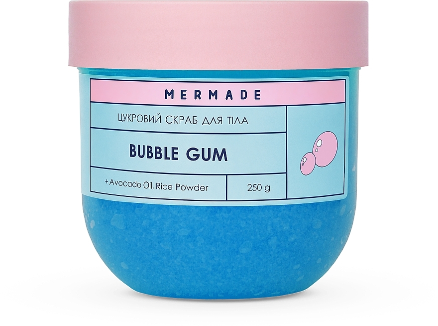 Сахарный скраб для тела - Mermade Bubble Gum 
