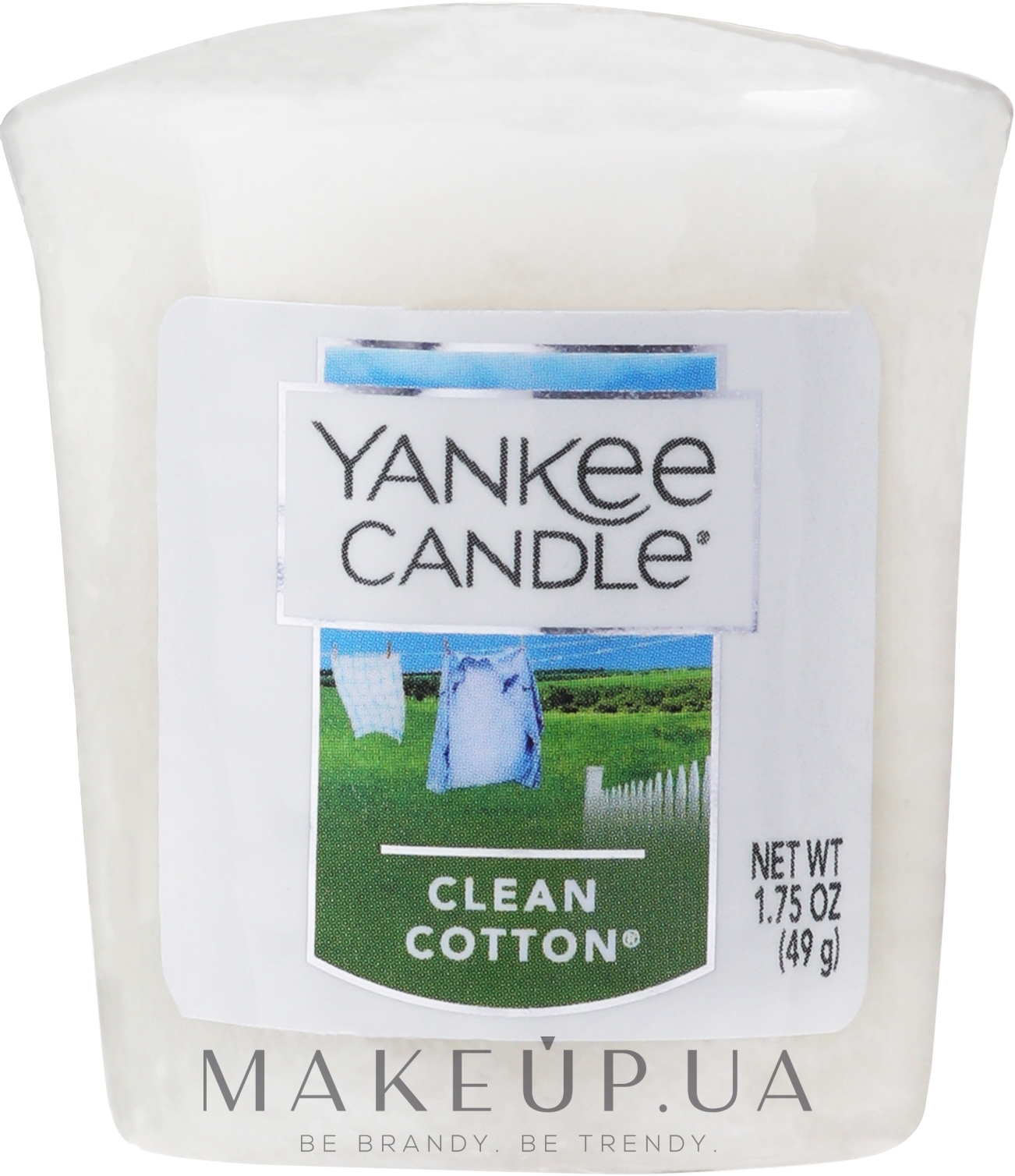 Ароматическая свеча - Yankee Candle Votive Clean Cotton — фото 49g