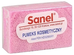 Парфумерія, косметика Пемза косметична кольорова, рожева - Sanel
