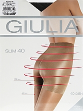 Колготки для женщин "Slim" 40 den, nero - Giulia — фото N1