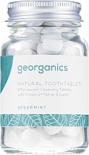 Таблетки для очищення зубів "М'ята" - Georganics Natural Toothtablets Spearmint — фото N2