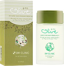 Зволожувальний тонер з оливою для чоловіків - 3w Clinic Olive For Man Fresh Skin — фото N1