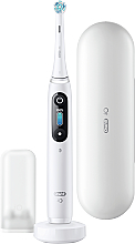 Електрична зубна щітка, біла - Oral-B Braun iO Серія 8 — фото N3