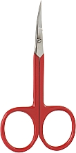 Ножницы для кутикулы, 10 см, красныые - QPI. MH-103 — фото N1