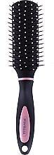 Парфумерія, косметика Мініщітка для волосся прямокутної форми 18 см, світло-рожева - Titania Softtouch