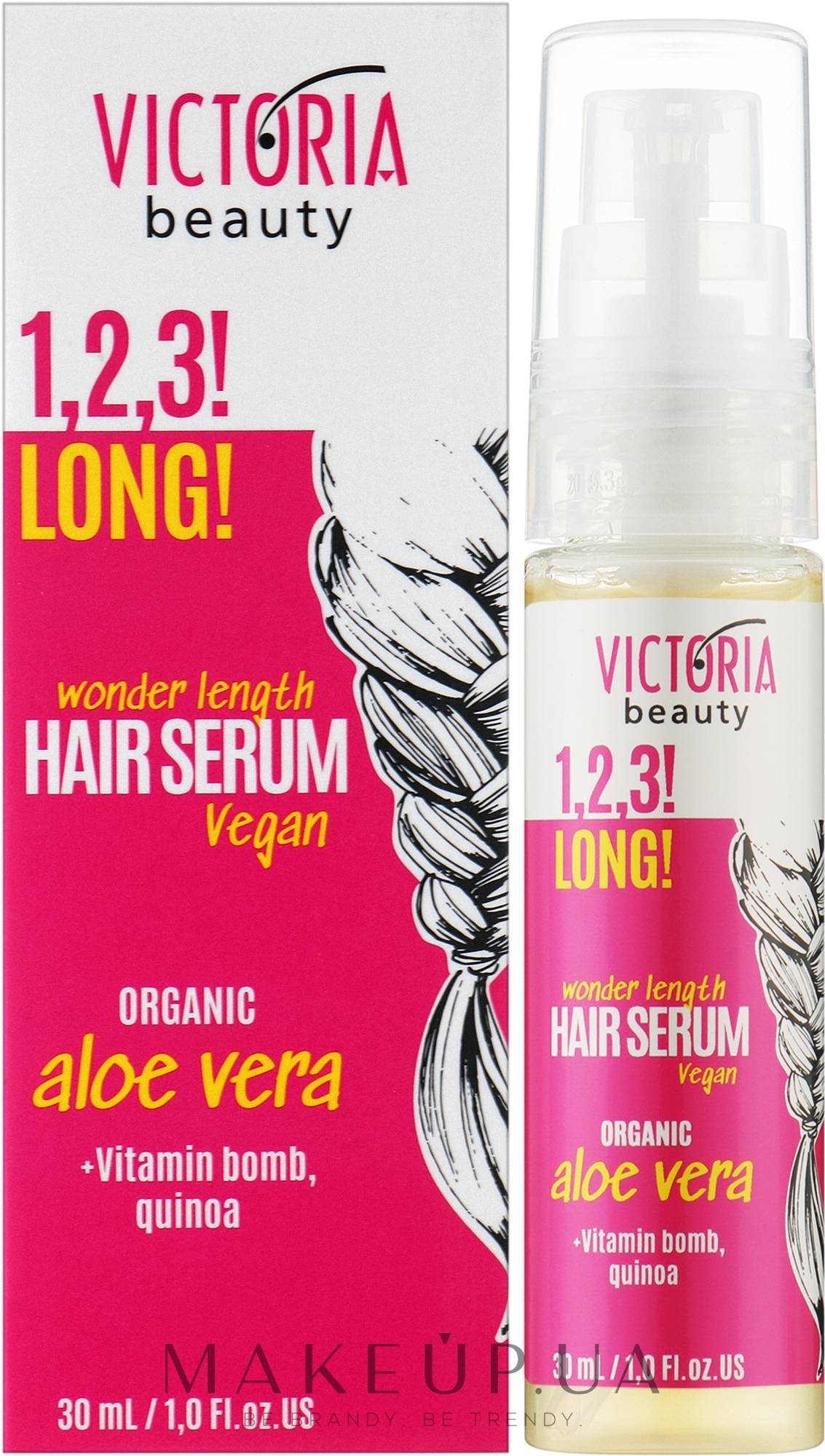 Сыворотка для длинных волос - Victoria Beauty 1,2,3! Long! Hair Serum — фото 30ml