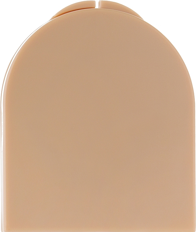 Косметическое карманное зеркальце 14х6 см, абрикос - Titania  — фото N2