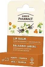 Парфумерія, косметика Бальзам для губ "Мед і ваніль" - Green Pharmacy Lip Balm With Honey And Vanilla