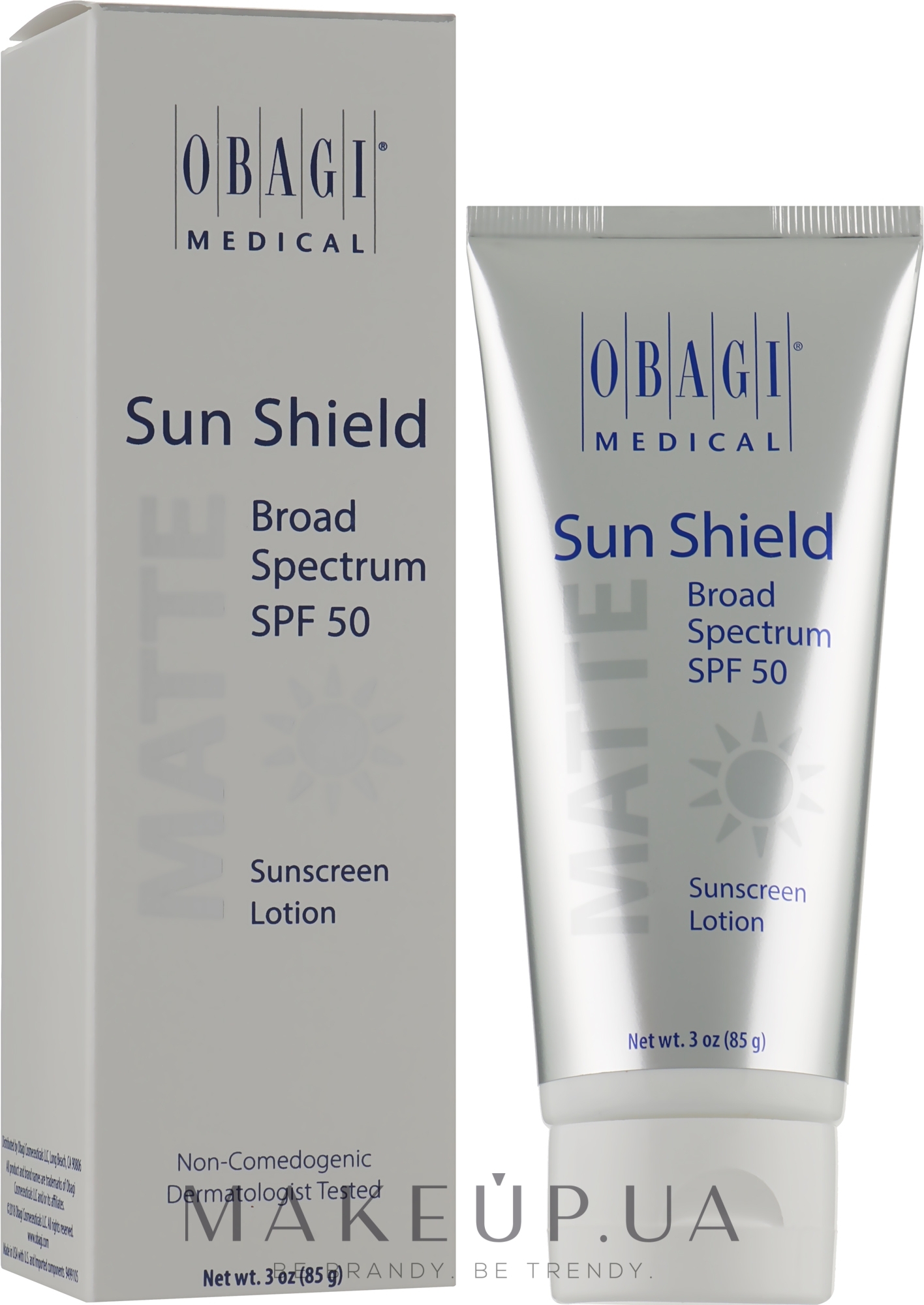 Матирующий солнцезащитный крем SPF50 - Obagi Sun Shield Matte Broad Spectrum SPF 50 — фото 85g
