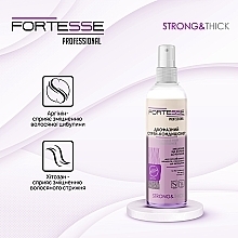 Двухфазный спрей-кондиционер укрепляющий для ослабленных волос, склонных к выпадению - Fortesse Professional Strong & Thick Duo-Phase Hair Conditioner — фото N5