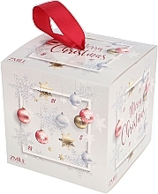 Парфумерія, косметика Набір "Адвент-календар", 24 продукти - Zmile Cosmetics Cube Merry Christmas Mag Advent Calendar
