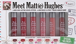 Набір рідких матових помад - TheBalm Meet Matt(e) Hughes® Special Delivery (lipstick/6x1,2ml) — фото N1