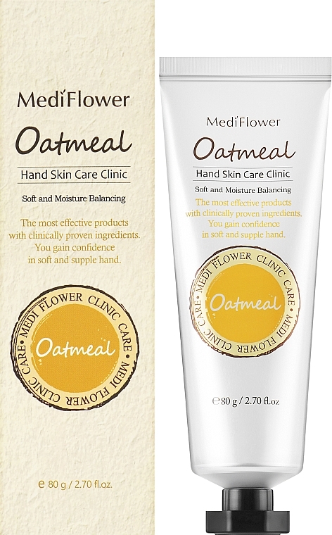 Крем для рук зі злаками - Medi Flower Hand Cream Oatmeal — фото N2