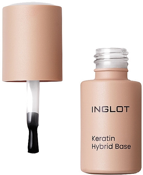 Кератиновая база для гибридного гель-лака - Inglot Keratin Hybrid Base — фото N1