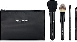 Парфумерія, косметика Набір пензлів для макіяжу, 4 шт. - Mesauda Milano Staple Brush Set