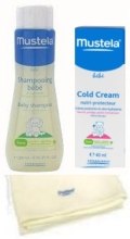 Парфумерія, косметика Набір - Mustela Bebe (f/сг/40ml + shm/200ml + plaid)