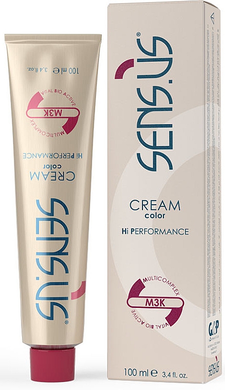 Крем-фарба для волосся - Sensus M3K Permanent Cream Color Hi Performance — фото N1