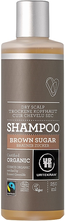 Шампунь с тростниковым сахаром для дополнительного объема - Urtekram Brown Sugar Shampoo Dry Scalp — фото N3