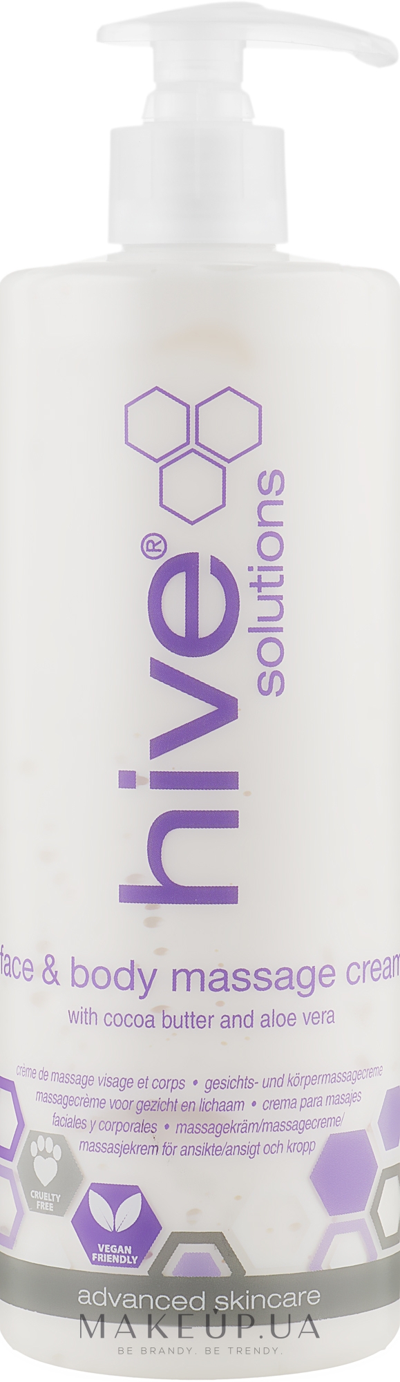 Массажный крем - Hive Solutions Face & Body Massage Cream — фото 490ml