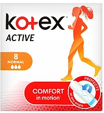 Духи, Парфюмерия, косметика Гигиенические тампоны, 3 капли, 8 шт - Kotex Active Normal