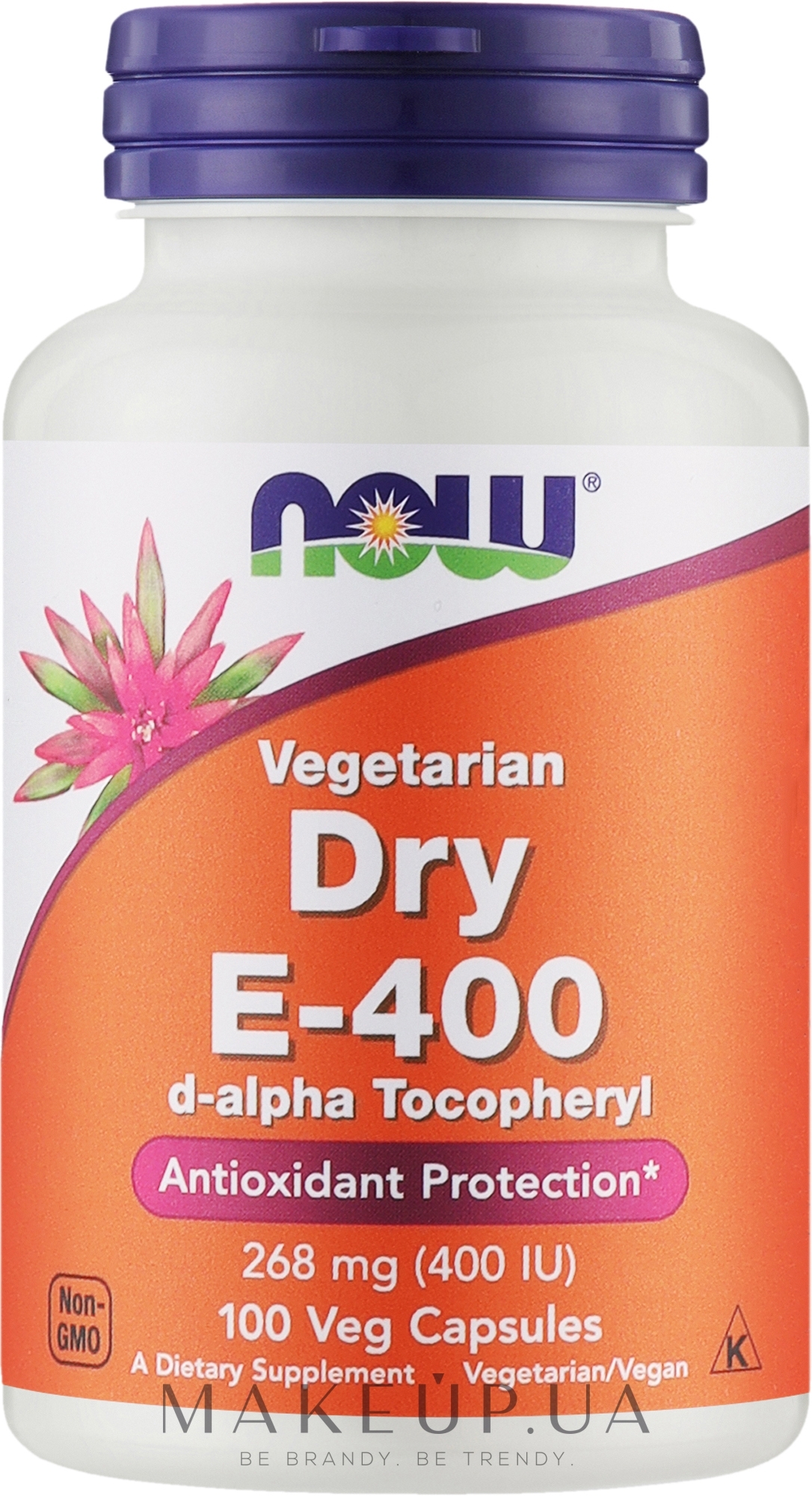 Витамин E-400 в капсулах - Now Foods Vitamin E-400 D-Alpha Tocopheryl Veg Capsules — фото 100шт