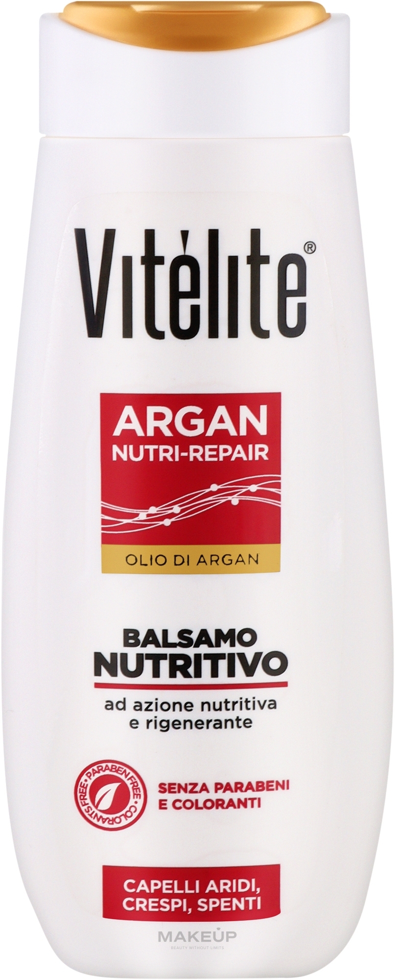 Питательный кондиционер для волос с аргановым маслом - Vitelite Hair Conditioner — фото 250ml
