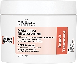 Духи, Парфюмерия, косметика Восстанавливающая маска для волос - Brelil Repair Treatment Repair Mask