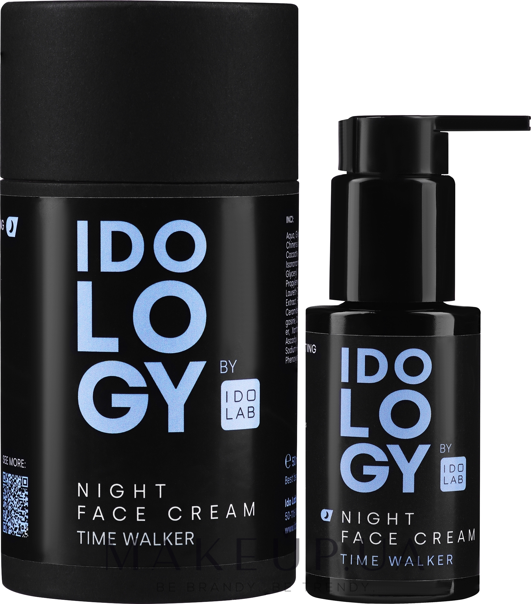 Крем для обличчя проти зморщок - Idolab Idology Face Cream Time Walker — фото 50ml